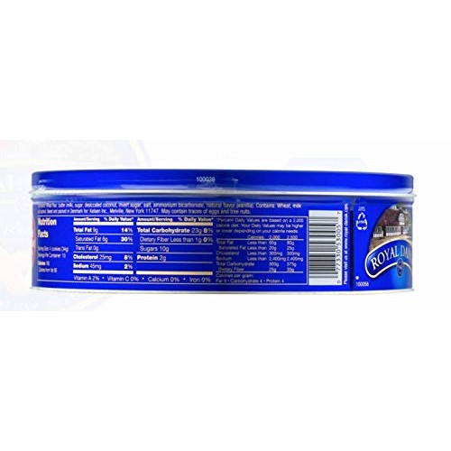 Royal Dansk 81997 Danish Butter Cookies Pack Of 2, Blue Flat D