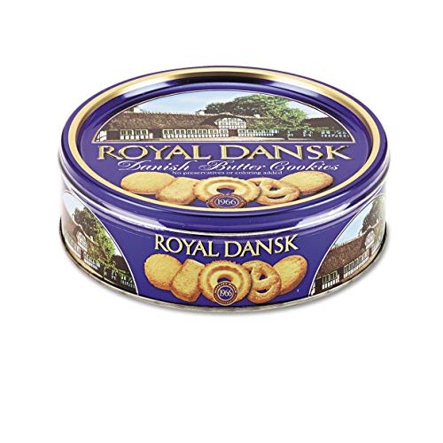Royal Dansk 81997 Danish Butter Cookies Pack Of 2, Blue Flat D