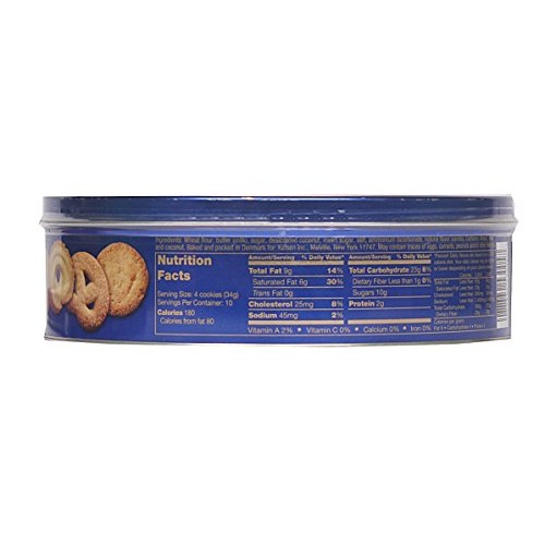 Royal Dansk Danish Butter Cookies, 12 Ounce Tins Pack Of 4