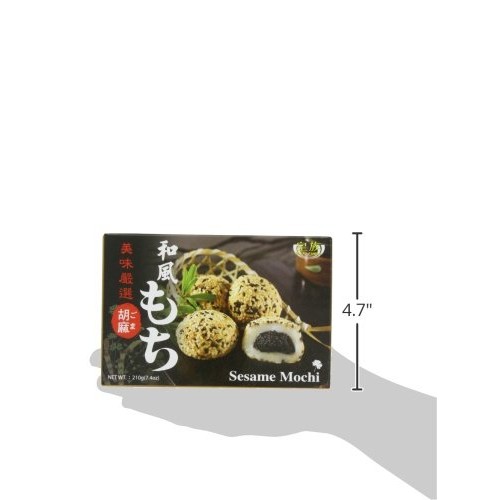 Royal Family Japanese Mochi Sesame, 7.4-Ounce Pack Of 8