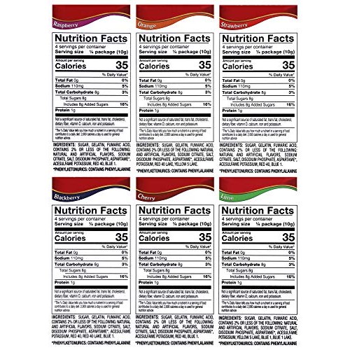 Royal Gelatin Variety Pack Of 12 | 2 Box Each - Strawberry, Oran