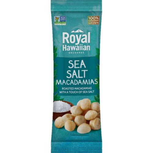 Royal Hawaiian Macadamia Nuts Roasted Salted--Snack Pack Sea Sa
