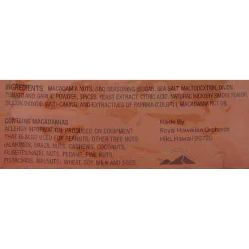 Royal Hawaiian Orchards Macadamias, Hawaiian Bbq, 4Oz