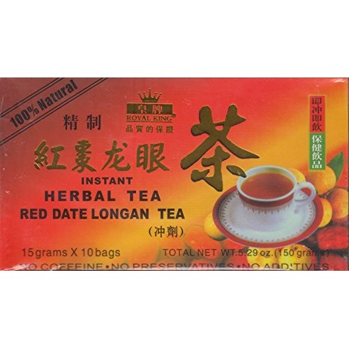 Red Date Jujube Longan Instant Herbal Tea - 15G X 10 Bags