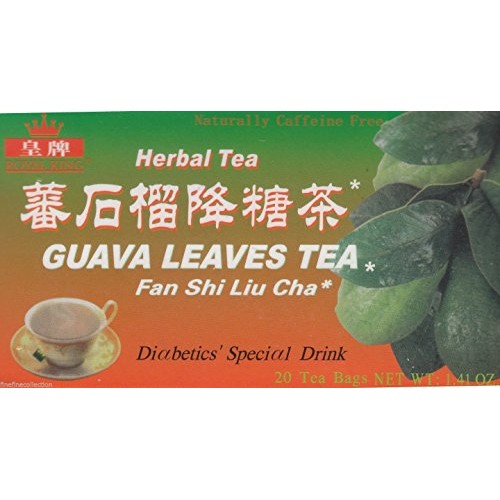 Royal King Natural Guava Leaves Herbal Tea 20 Tea Bags - 3 box...