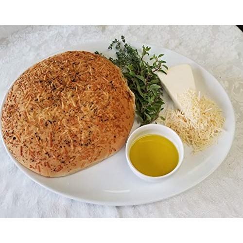 Asiago &Amp; Herb Focaccia 3 Pack Of Individually Wrapped 12 Oz Flat