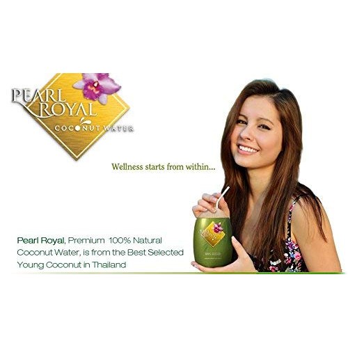 Pearl Royal Coconut Water, Original, 10.5 Fluid Ounce Pack Of 12