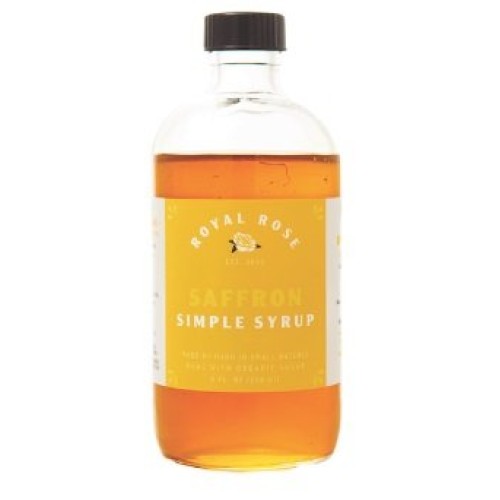 Royal Rose Simple Saffron Syrup, 8 Ounce