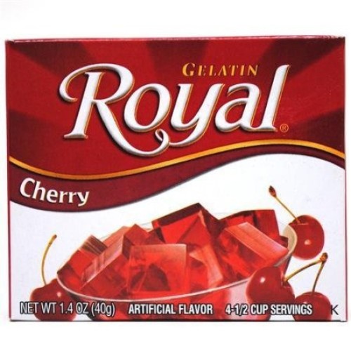 Royal Gelatin, Cherry 1.4Oz 4-Pack