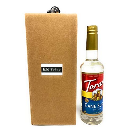Torani Cane Sugar Sweetener Syrup, 25.4 Oz With Rsg Today Syrup