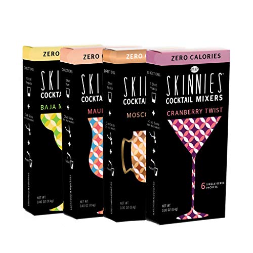 Rsvp Skinnies - 0 Calorie Mixers - Variety Pack, 4-Boxes 6 Pack