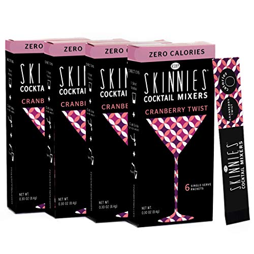 Rsvp Skinnies - 0 Calorie Mixers - Cranberry Twist, 4-Boxes 6 P