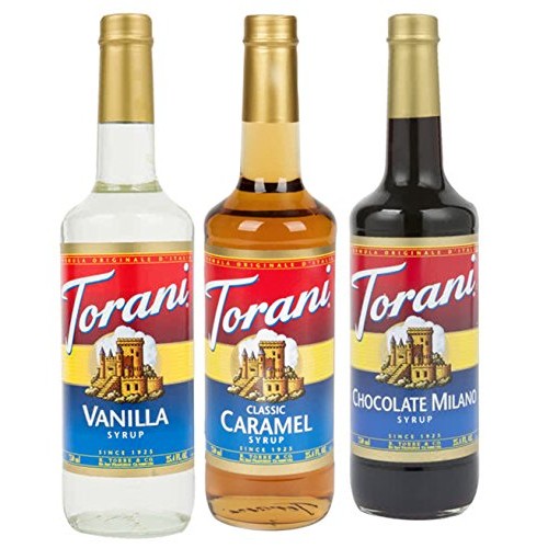 Torani Syrup Coffee Variety Pack Of Three Best Flavors - Vanilla