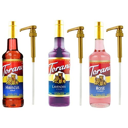 Torani Syrup Plus 3 Pumps, For Cocktails, Mocktails And Tea, Hib