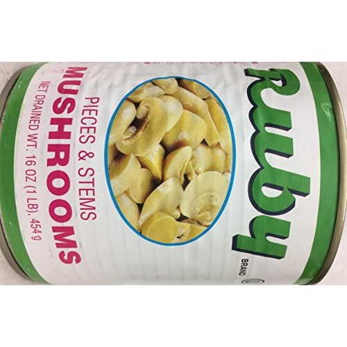 Ruby Pieces &Amp; Stems Mushrooms 16 Oz. Pack Of 6