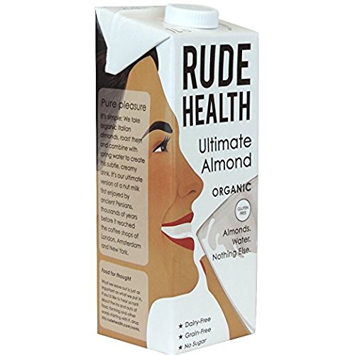 Rude Health Organic Almond Milk 1Ltr 3 Pack