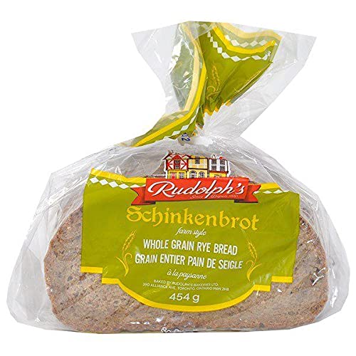Rudolphs Schinkenbrot Whole Grain Rye Bread 16oz Sliced Fresh Se...