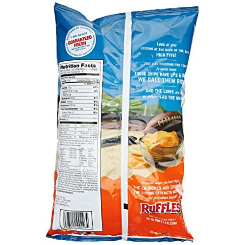 Ruffles Cheddar &Amp; Sour Cream Flavored Potato Chips, Party Size!