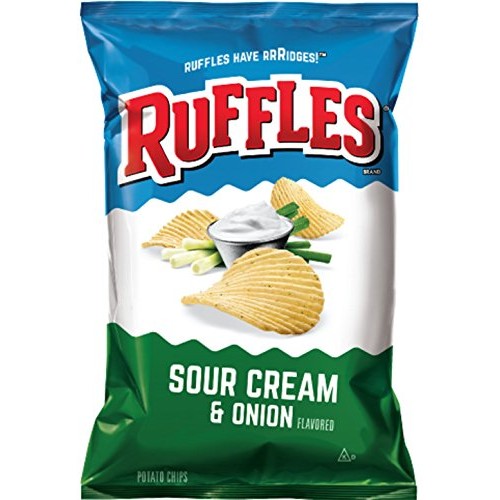 Frito Lay, Ruffles, Potato Chips, 7.75Oz Bag Pack Of 3 Choose