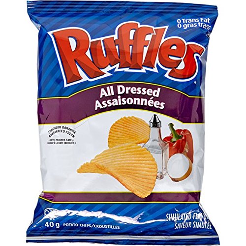 Lays 48Pk Ruffles All Dressed 40G Per Pack