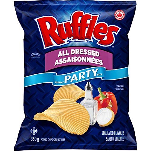 Lays Ruffles All Dressed Party Size 350G/12.3 Oz. {Imported Fro