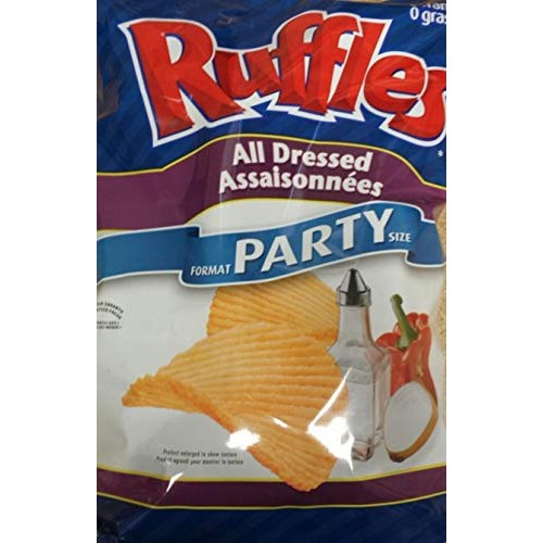Lays Ruffles Potato Chips, All Dressed, 340 Grams/12 Ounces - 3