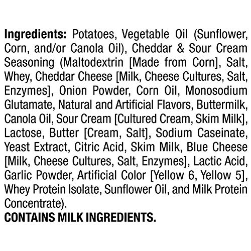 Ruffles Cheddar &Amp; Sour Cream Flavored Potato Chips, 8.5 Ounce