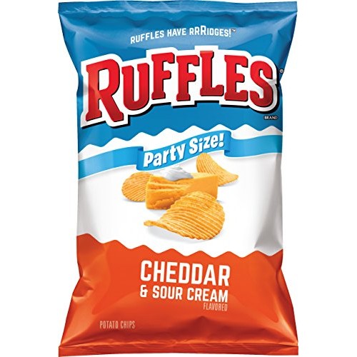 Ruffles Potato Chip, Cheddar Sour Cream, 13.5 Oz