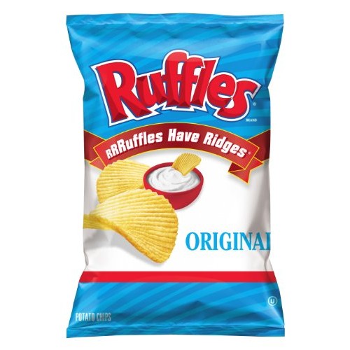 Ruffles Potato Chips, Original, 9 Ounce