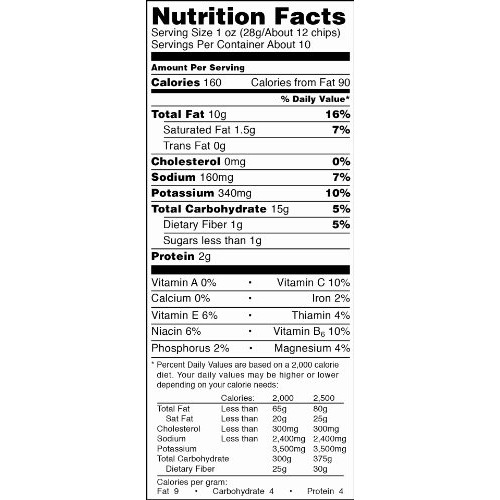 Ruffles Potato Chips, Original, 9 Ounce Pack Of 4