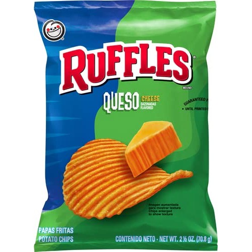 Ruffles Queso Cheese Potato Chips