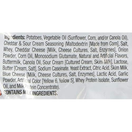 Ruffles Ridged Potato Chips, Cheddar &Amp; Sour Cream, 1.5 Oz