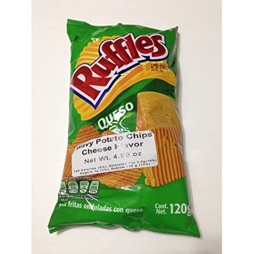 Ruffles Sabritas Queso Cheese Potato Chips, 5 Oz