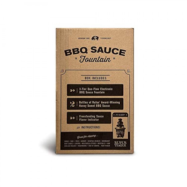Rufus Teague: BBQ Sauce Fountain - Complete with 2 16oz Bottle...