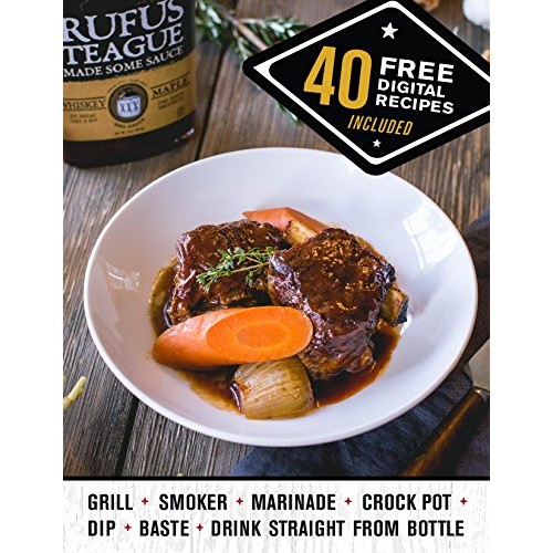 Rufus Teague- All Natural- Small Batch- Whiskey Maple Bbq Sauce