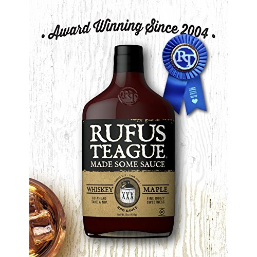 Rufus Teague- All Natural- Small Batch- Whiskey Maple Bbq Sauce