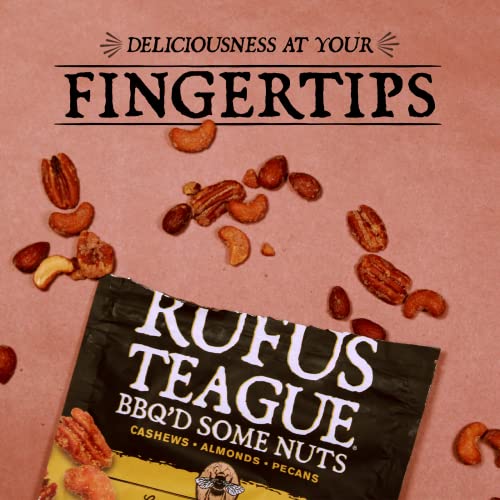Rufus Teague - BBQ Honey Roasted Mixed Nuts - 9 oz Resealable Ba...