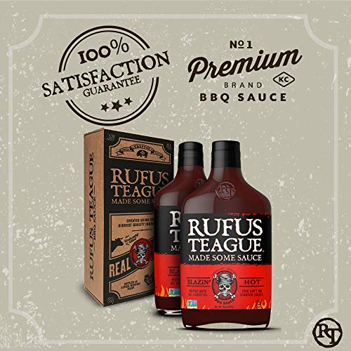 Rufus Teague: Bbq Sauce - 16Oz Bottles - Premium Bbq Sauce - Nat