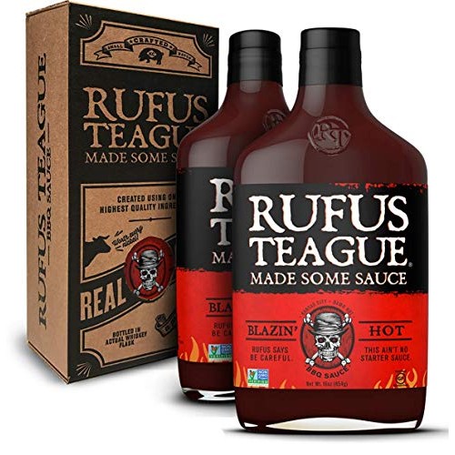Rufus Teague: Bbq Sauce - 16Oz Bottles - Premium Bbq Sauce - Nat