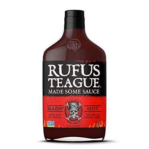 Rufus Teague Blazin Hot Flask Bbq Sauce Damn Good Barbecue Sau
