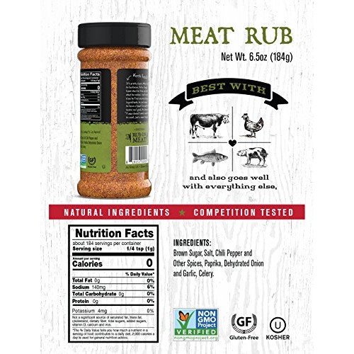 Rufus Teague: Dry Rub - 6.2Oz Shaker - Award Winning Premium Rub