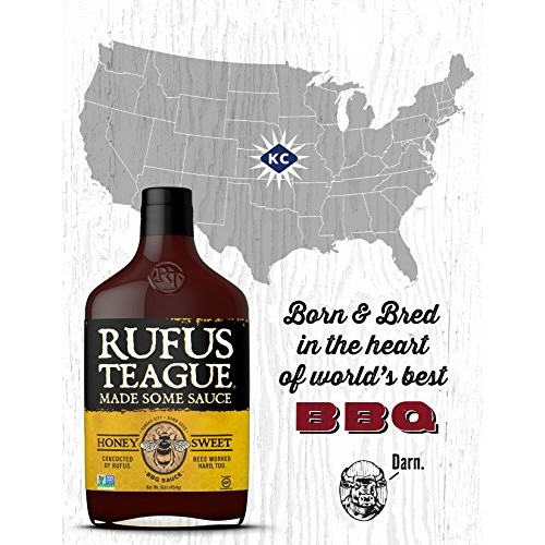 Rufus Teague Honey Sweet Bbq Sauce – 16Oz Bottle – World Famous