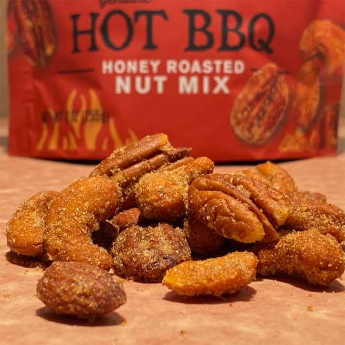 Rufus Teague - Hot BBQ Honey Roasted Mixed Nuts - 9 oz Resealabl...