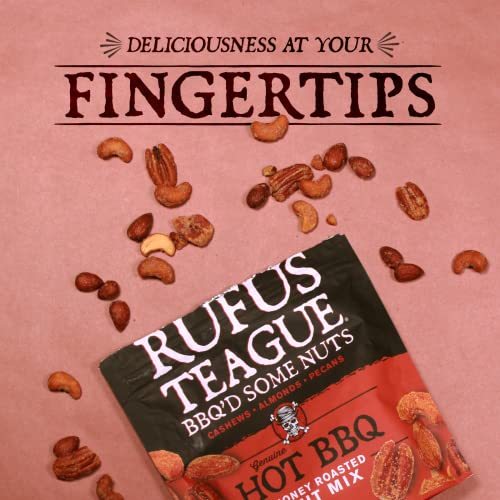 Rufus Teague - Hot BBQ Honey Roasted Mixed Nuts - 9 oz Resealabl...