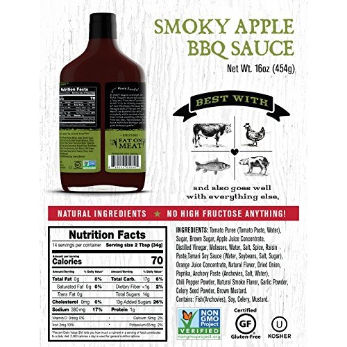 Rufus Teague- Smoky Apple Bbq Sauce 2 Bottles Of Sweet Rich Flav