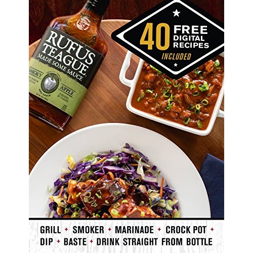 Rufus Teague- Smoky Apple Bbq Sauce 2 Bottles Of Sweet Rich Flav