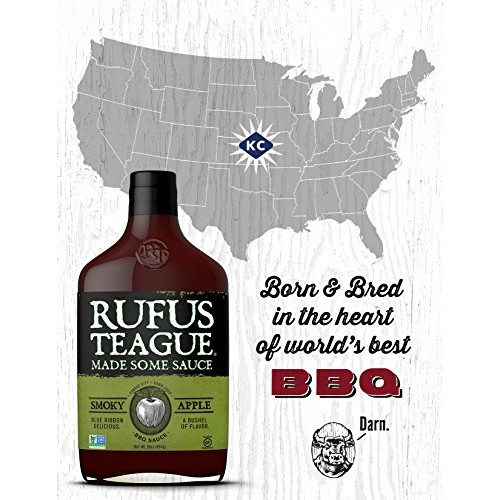 Rufus Teague- Smoky Apple Bbq Sauce 2 Bottles Of Sweet Rich Flav