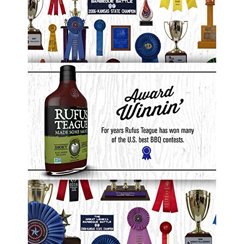 Rufus Teague- Smoky Apple Bbq Sauce 2 Bottles Of Sweet Rich Flav