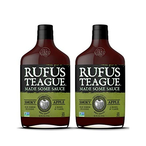 Rufus Teague- Smoky Apple Bbq Sauce 2 Bottles Of Sweet Rich Flav