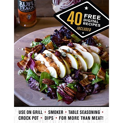 Rufus Teague Spicy Meat Rub – 6.5Oz Shaker – Fiery Bbq Seasoning